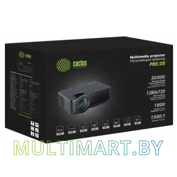 Проектор CACTUS CS-PRE.05B.WXGA-W картинка 2